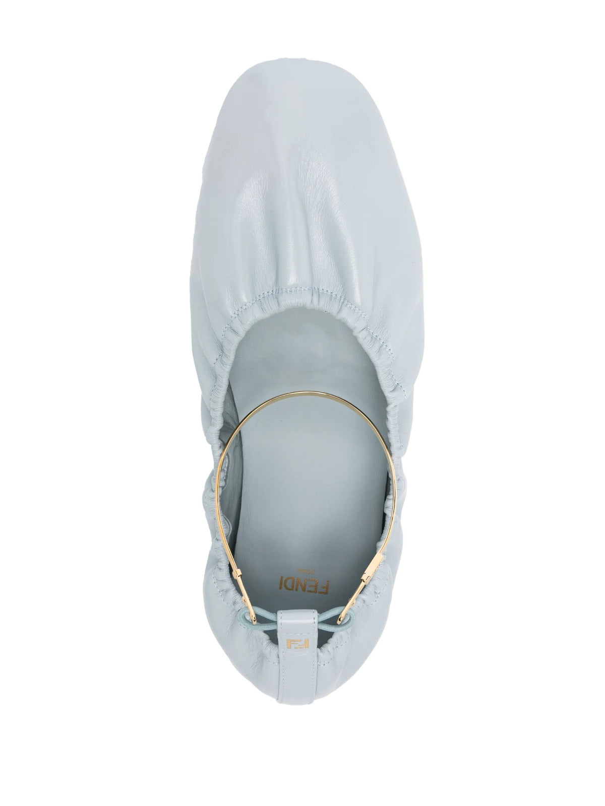 Fendi - Filo Leather Ballerina Shoes