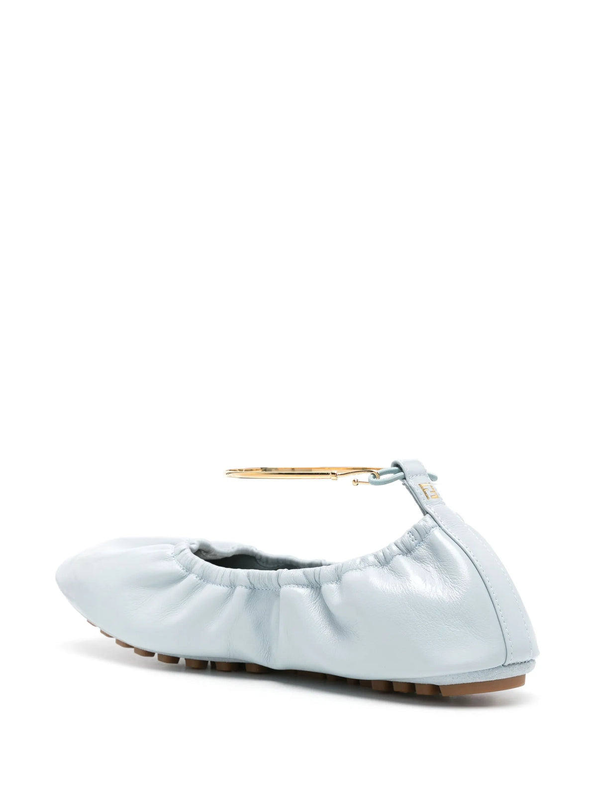 Fendi - Filo Leather Ballerina Shoes