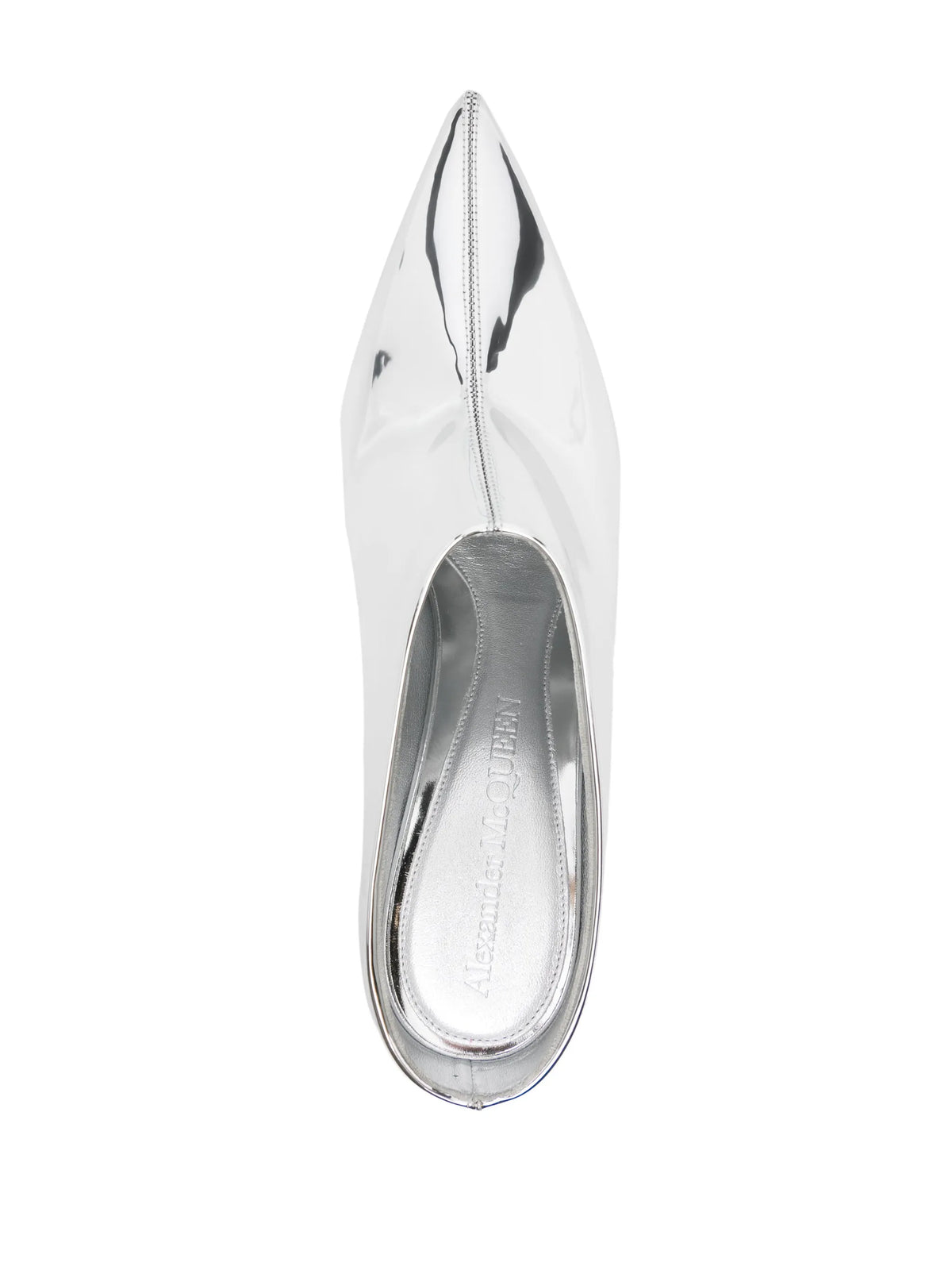 Alexander McQueen - 95mm Metallic Mules