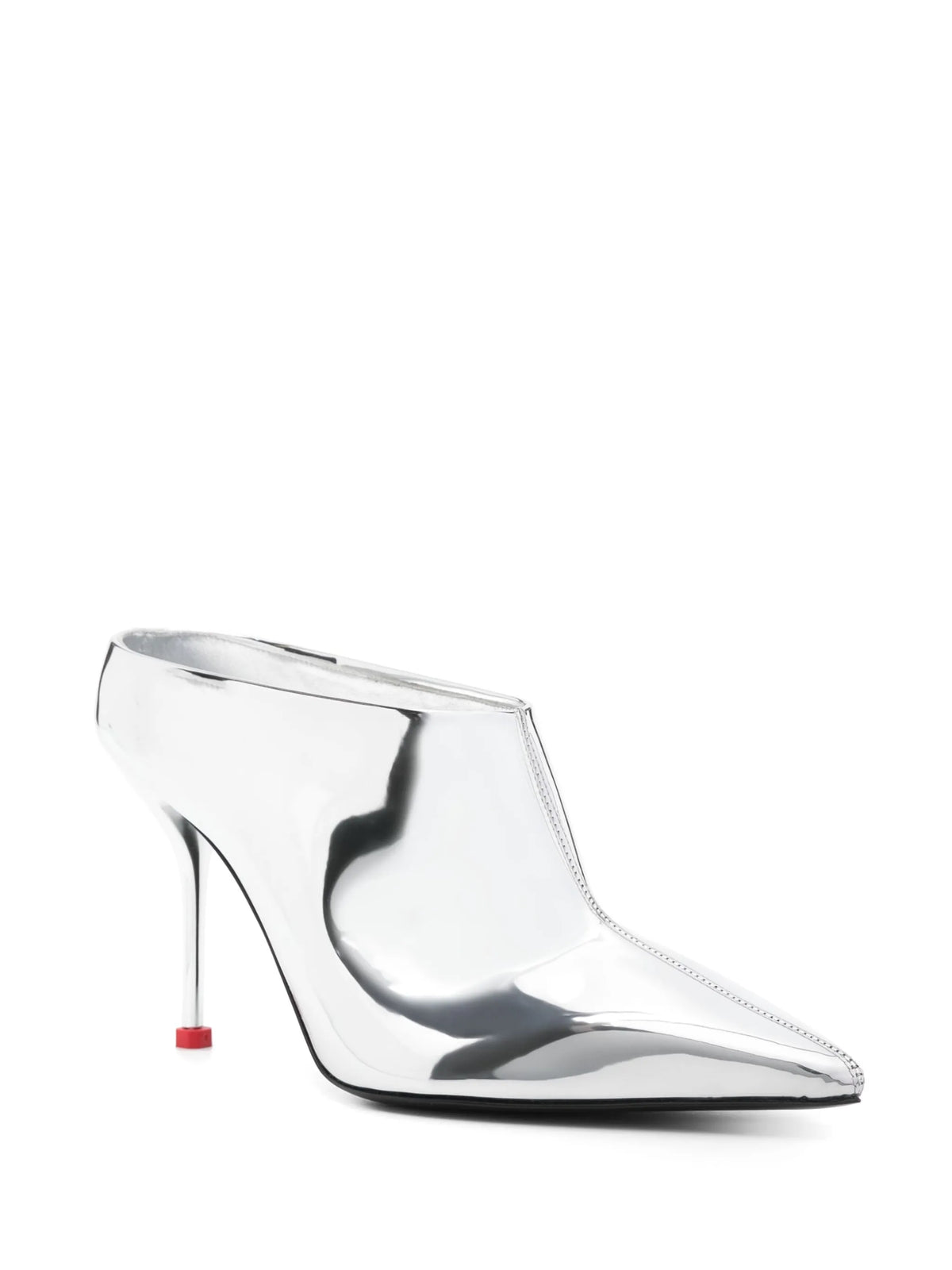 Alexander McQueen - 95mm Metallic Mules