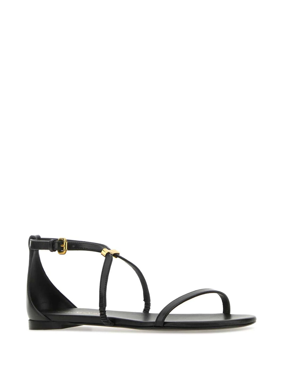 Alexander McQueen - Ankle-strap Leather Sandals