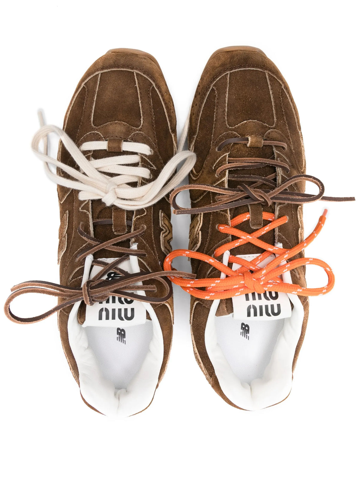 Miu Miu - X New Balance 530 SL Suede Sneakers