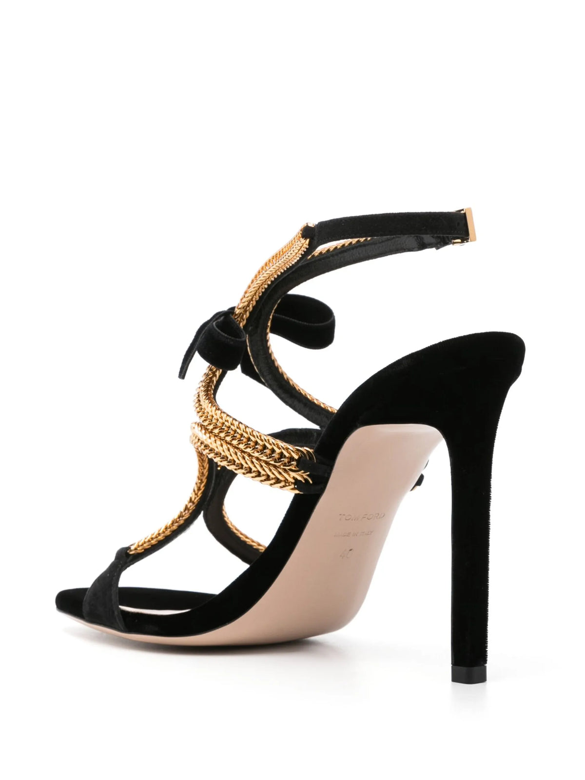 Tom Ford - Paradiso 105mm Velvet Sandals