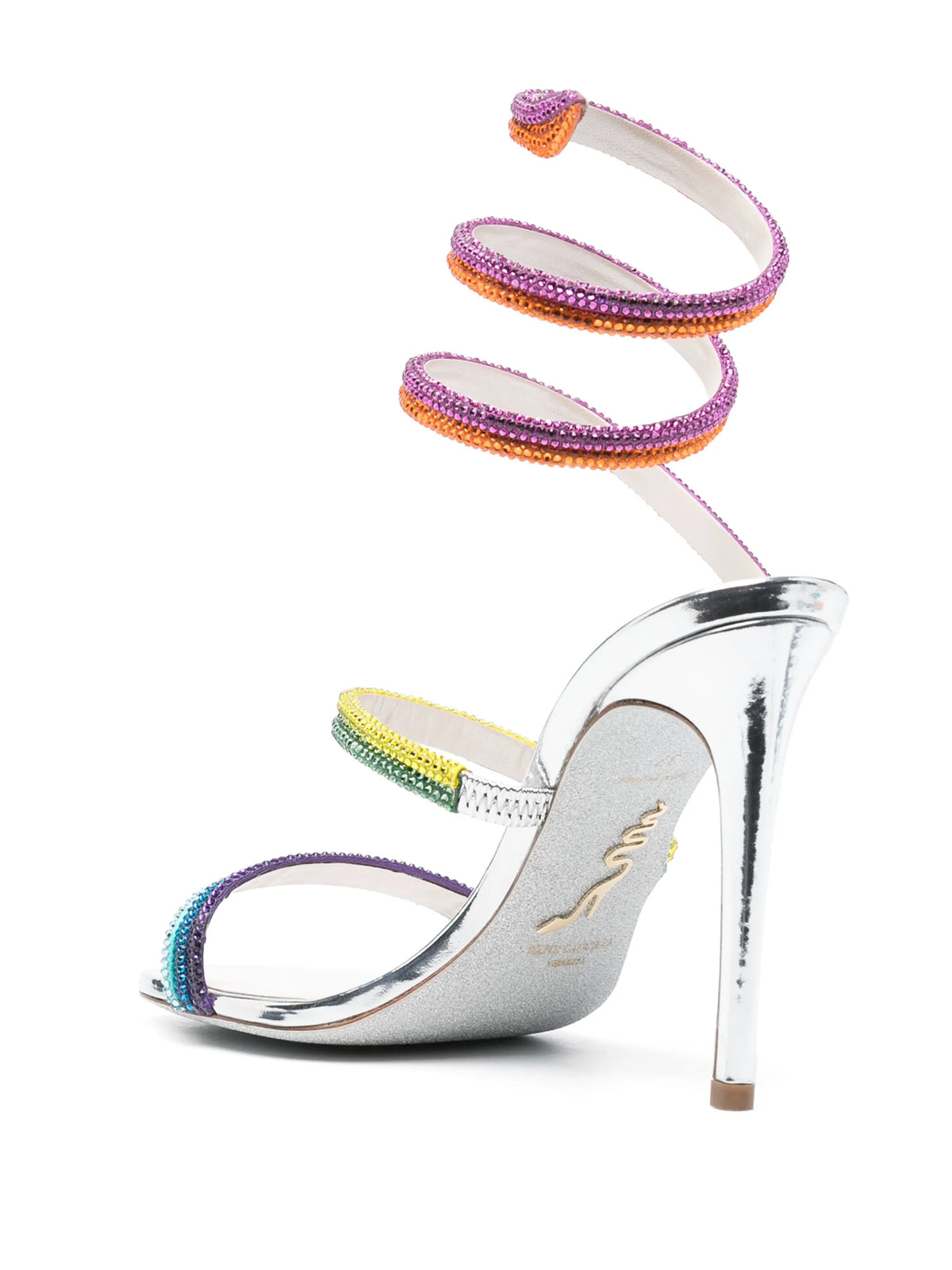 René Caovilla - Rainbow 105mm Leather Sandals