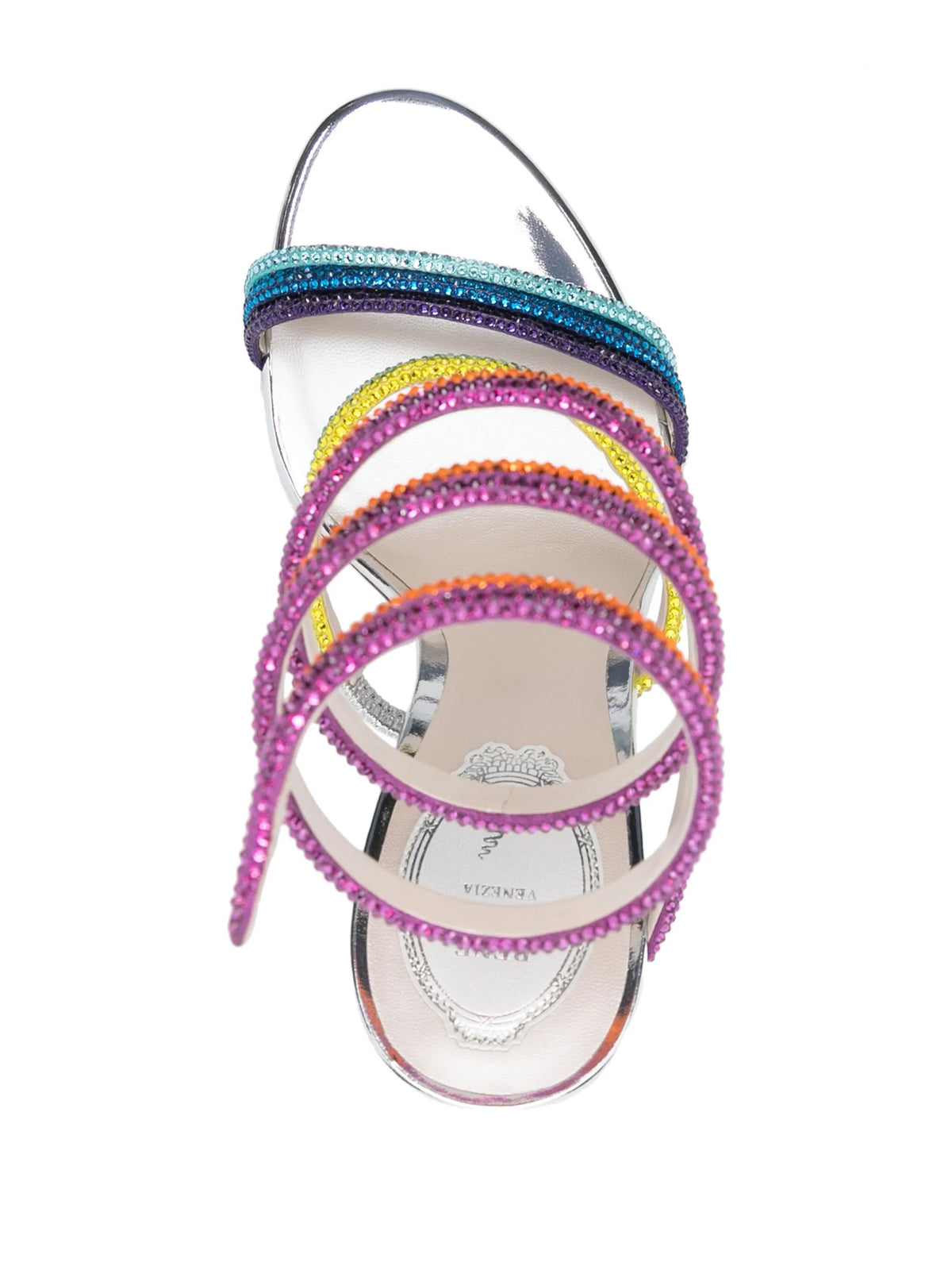 René Caovilla - Rainbow 105mm Leather Sandals