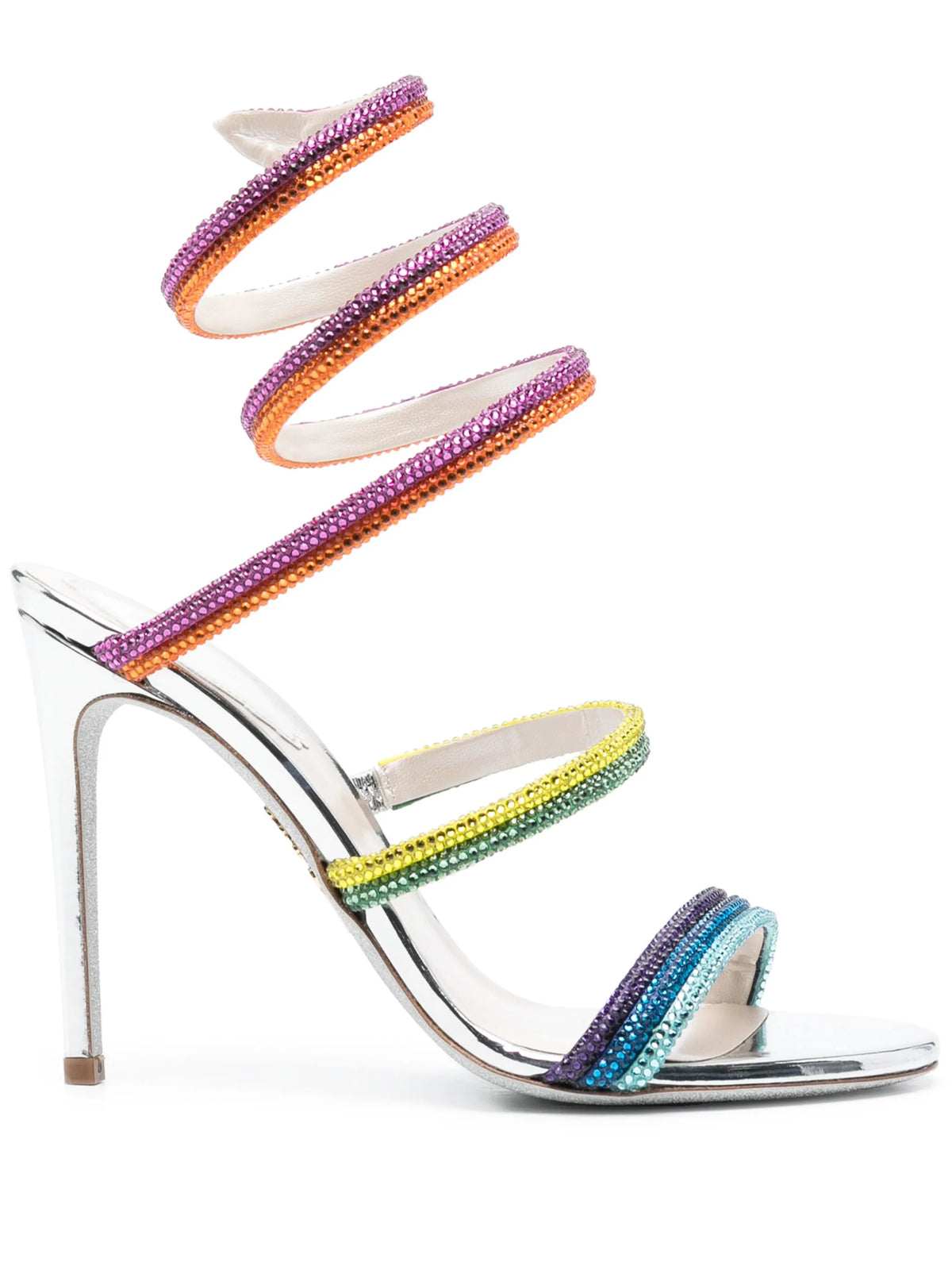 René Caovilla - Rainbow 105mm Leather Sandals