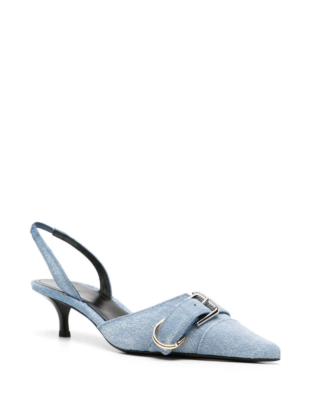 Givenchy - Voyou Denim Slingback Pumps