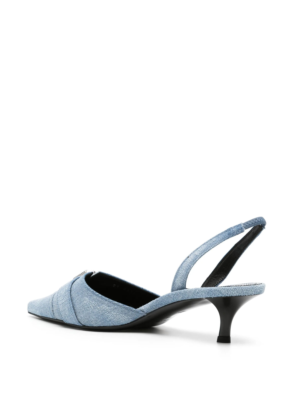 Givenchy - Voyou Denim Slingback Pumps