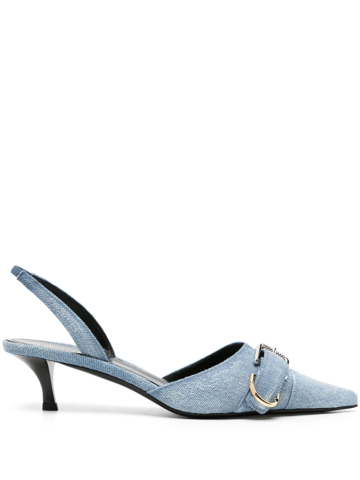 Givenchy - Voyou Denim Slingback Pumps