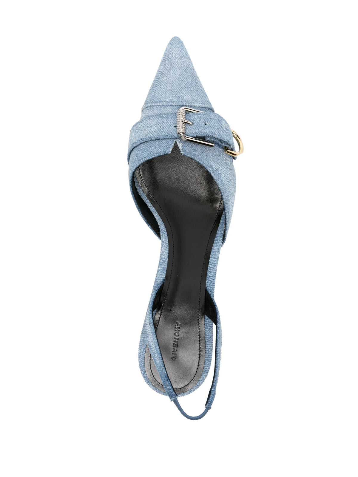 Givenchy - Voyou Denim Slingback Pumps