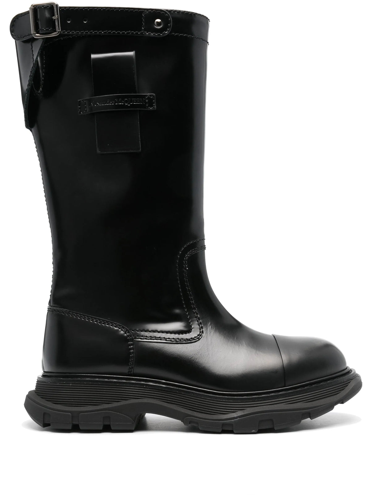 Alexander McQueen - Mid-calf Leather Boots