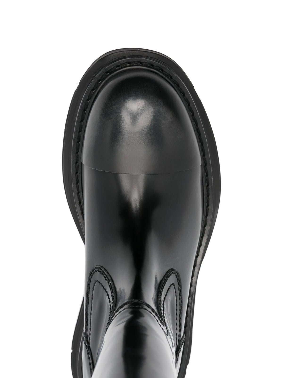 Alexander McQueen - Mid-calf Leather Boots