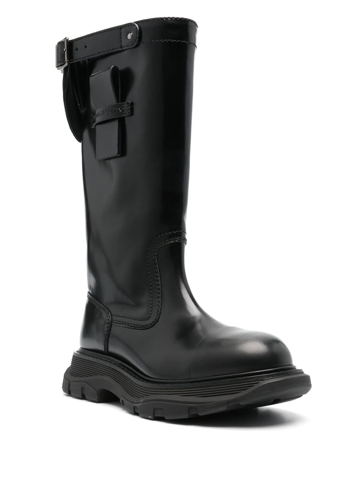 Alexander McQueen - Mid-calf Leather Boots