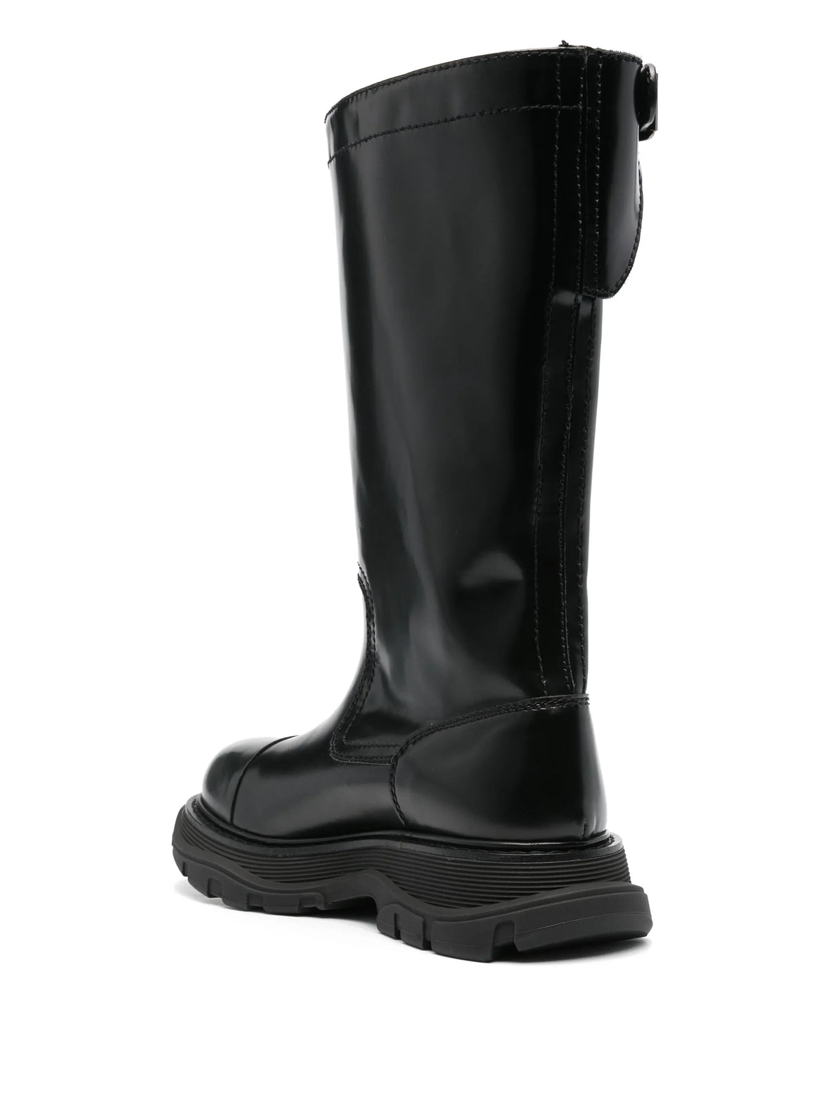 Alexander McQueen - Mid-calf Leather Boots