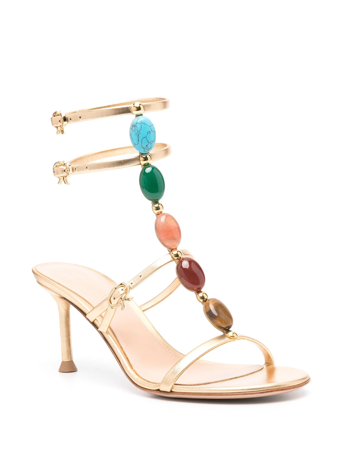 Gianvito Rossi - 70mm Shanti Leather Sandals