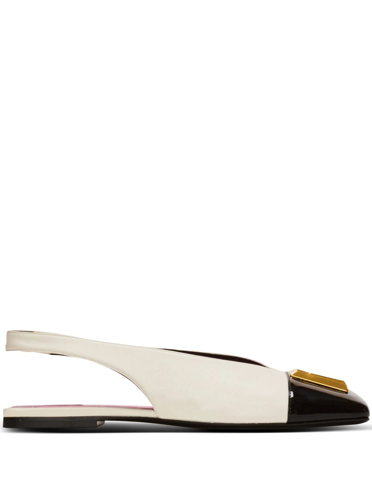 Balmain - Eden Leather Ballerina Shoes