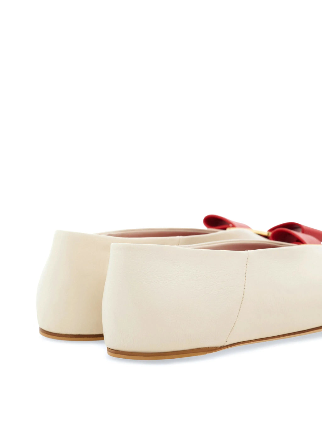 Ferragamo - Vara Leather Ballerina Shoes