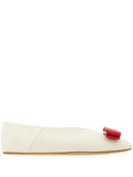 Ferragamo - Vara Leather Ballerina Shoes