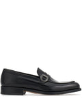 Ferragamo - Gancini-plaque Leather Mocassins