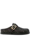 Fendi - Feel FF-motif Mules
