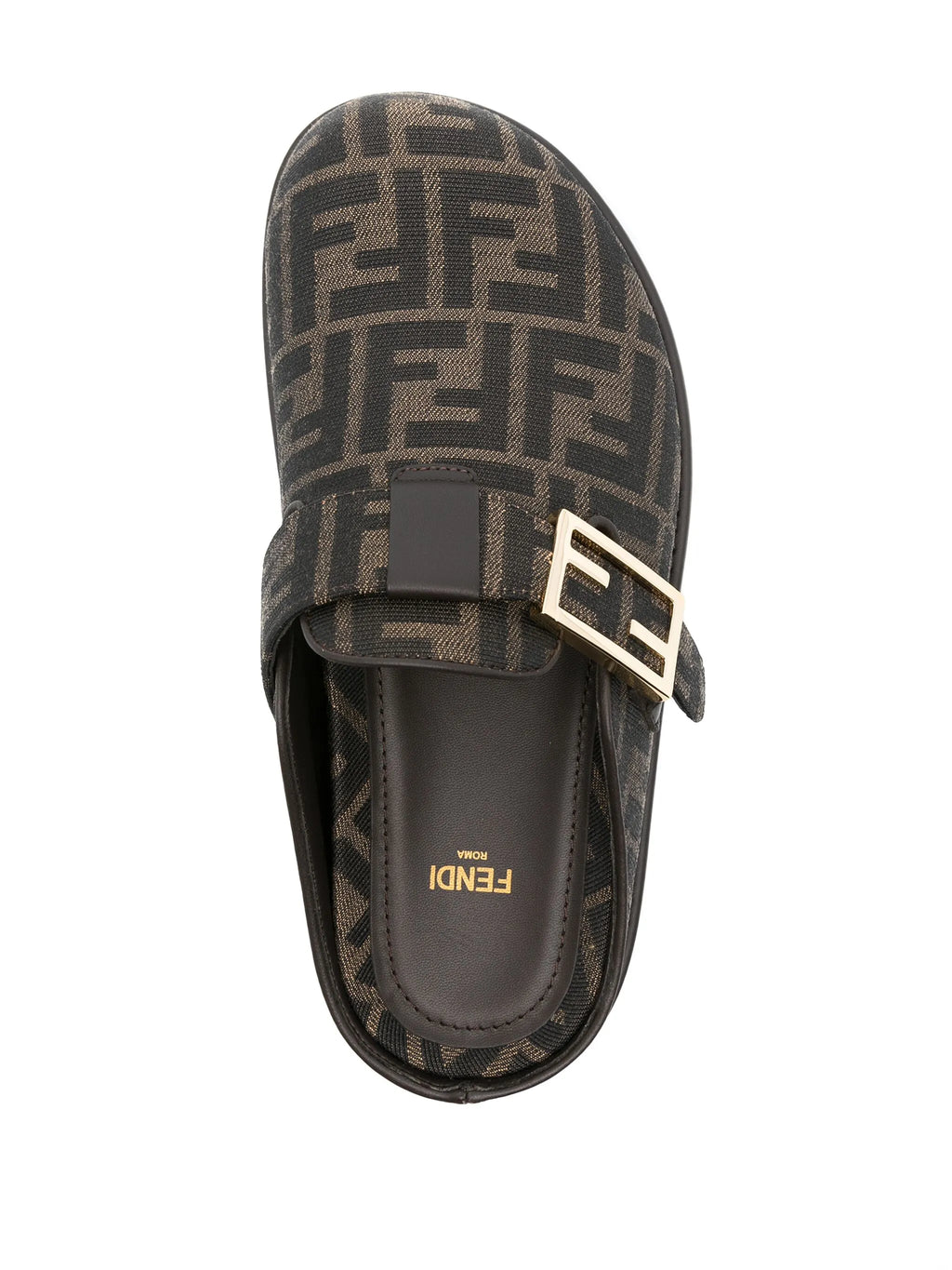 Fendi - Feel FF-motif Mules
