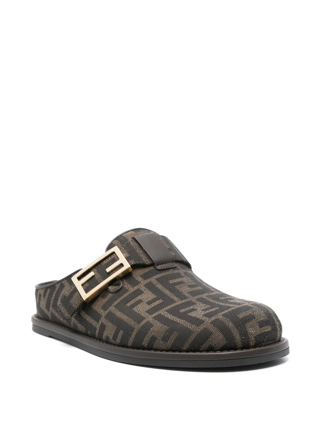 Fendi - Feel FF-motif Mules