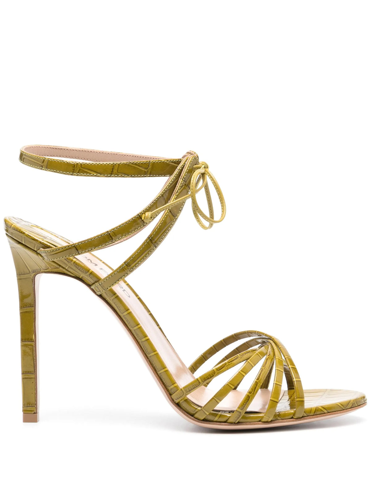 Tom Ford - 120mm Embossed Leather Sandals