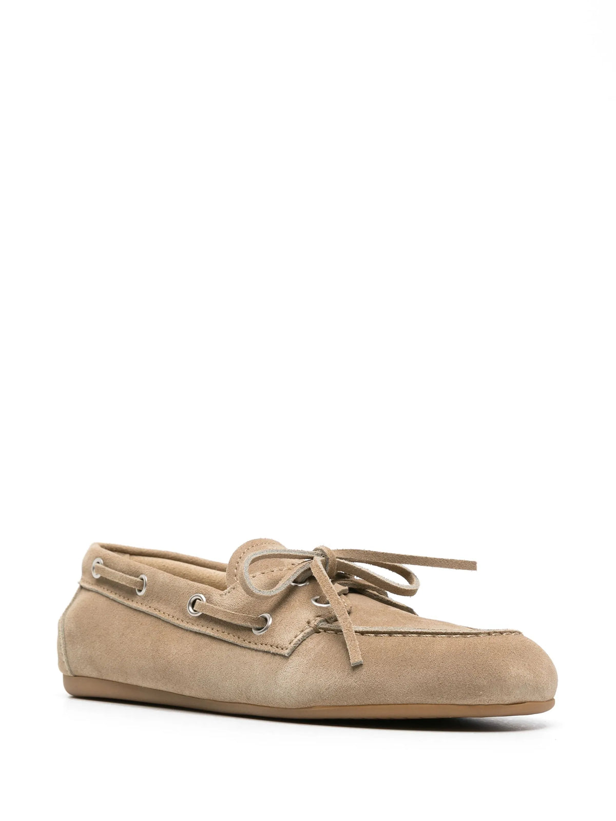 Miu Miu - Logo-embossed Suede Loafers