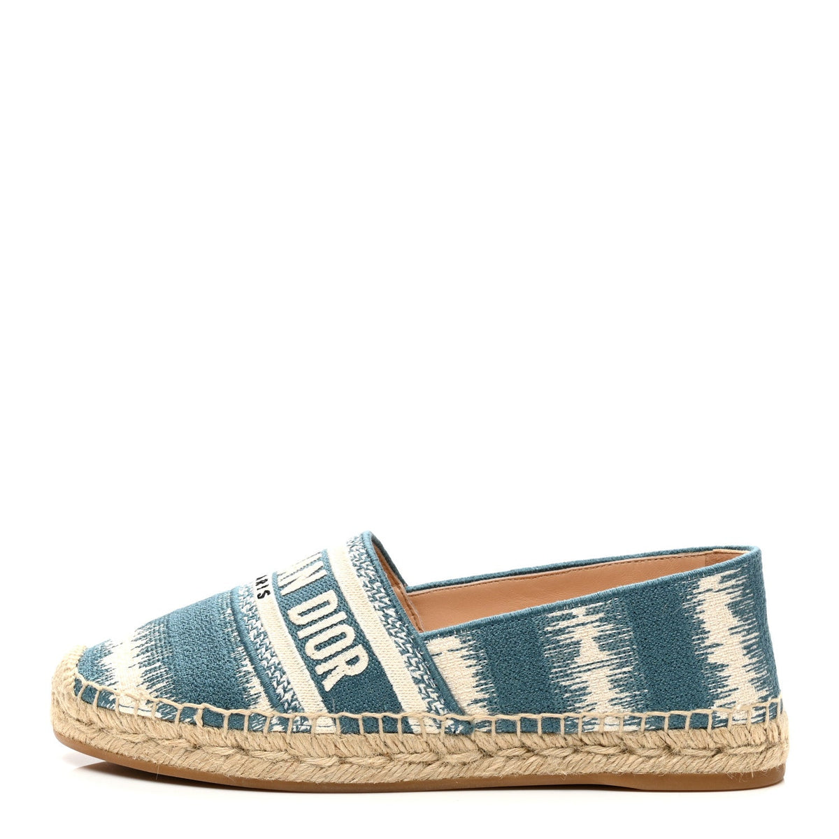 Dior - Cotton D-Stripes Embroidered Granville 15mm Espadrilles