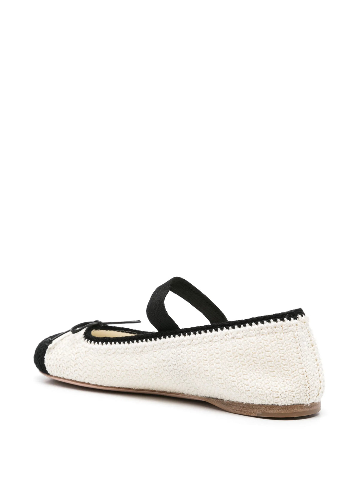 Miu Miu - Bow-detail Knitted Ballerina Shoes