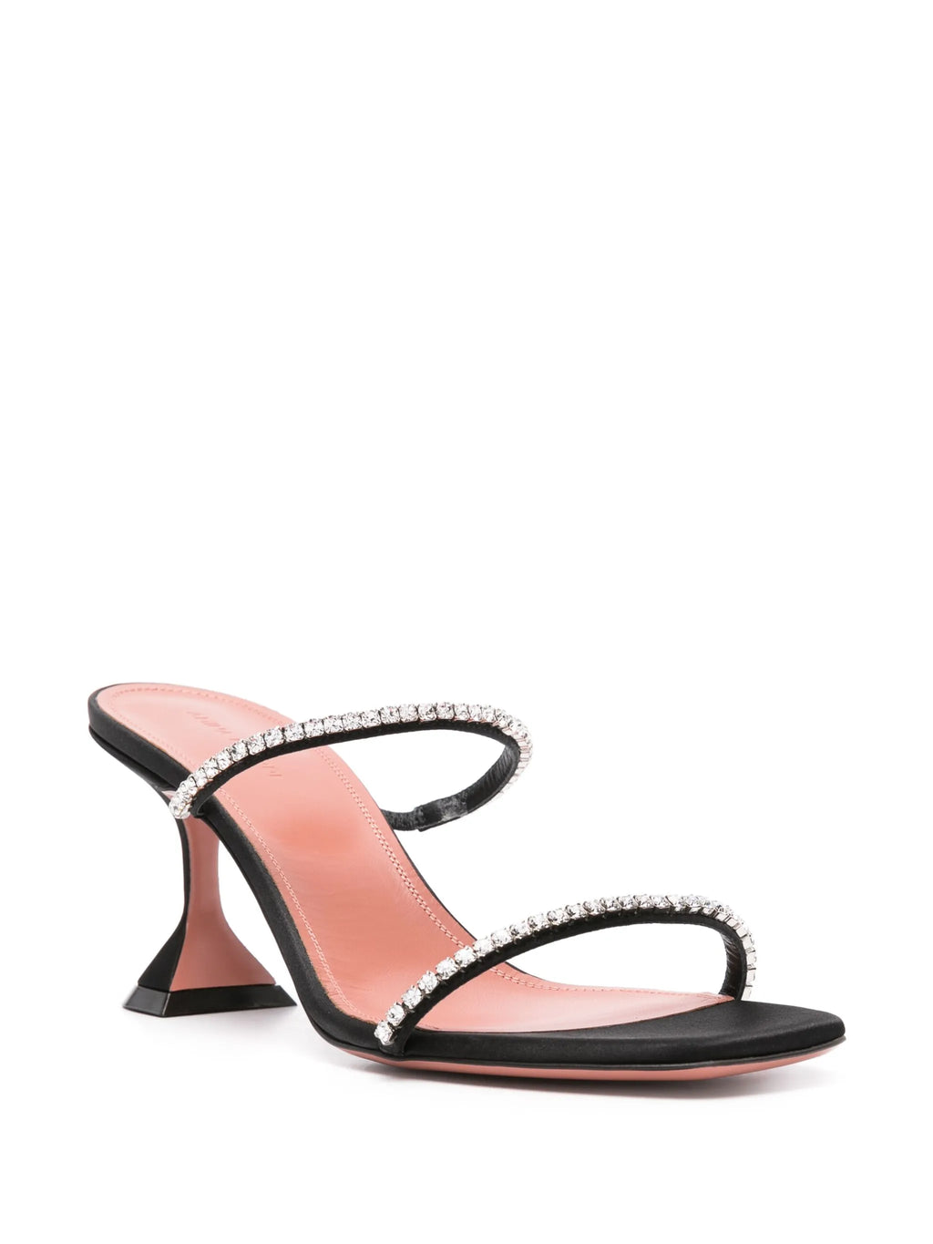 Amina Muaddi - Gilda 70mm Satin Sandals