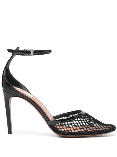 Alaïa - 90mm Fishnet Pumps
