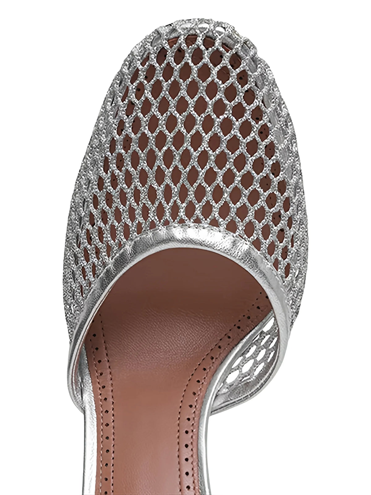 Alaïa - Netted Leather Pumps