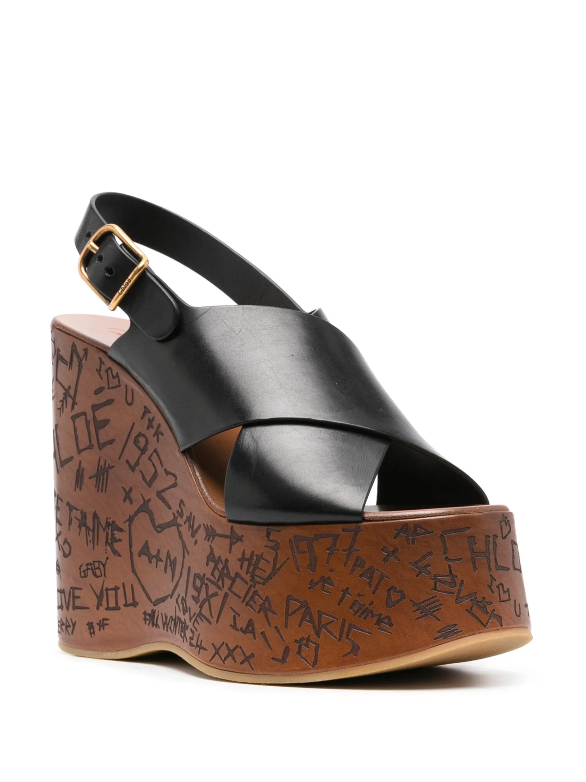 Chloé - Maxime Wedged Sandals