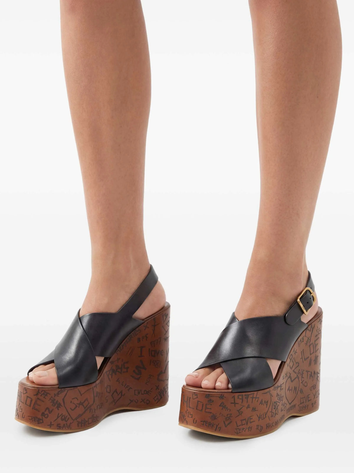 Chloé - Maxime Wedged Sandals