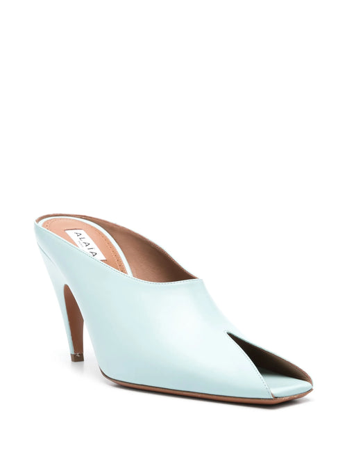 Alaïa - 95mm Open-toe Leather Mules