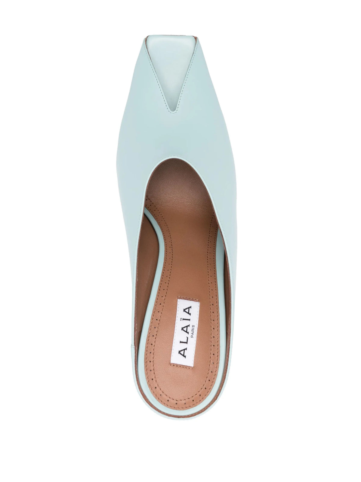Alaïa - 95mm Open-toe Leather Mules