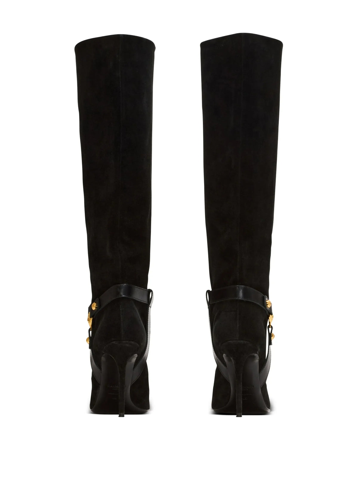 Balmain - Eva 95mm Suede Biker Boots