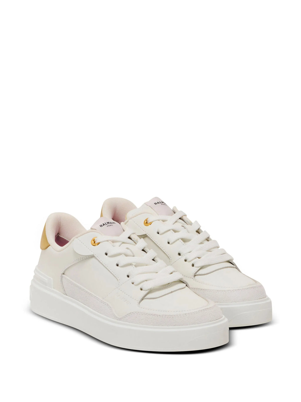 Balmain - B-Court Flip Leather Sneakers