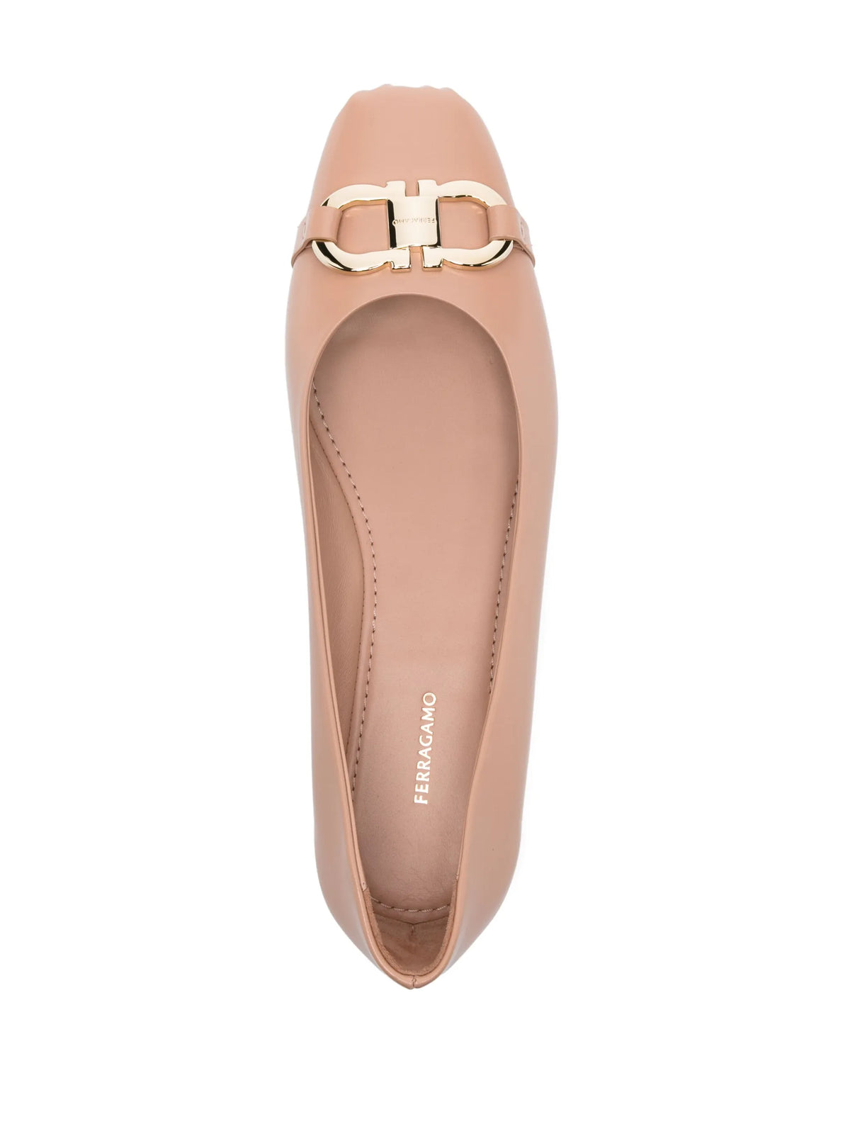 Ferragamo - Gancini-buckle Ballerina Shoes