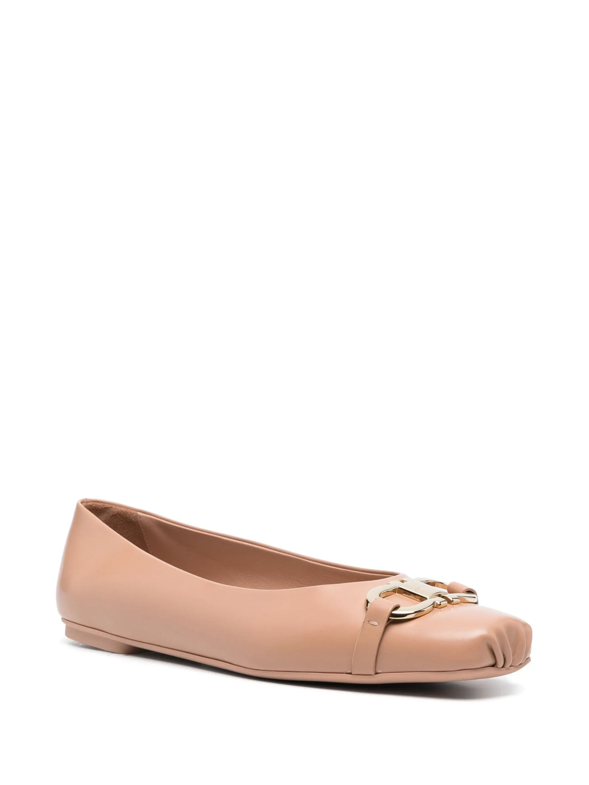 Ferragamo - Gancini-buckle Ballerina Shoes