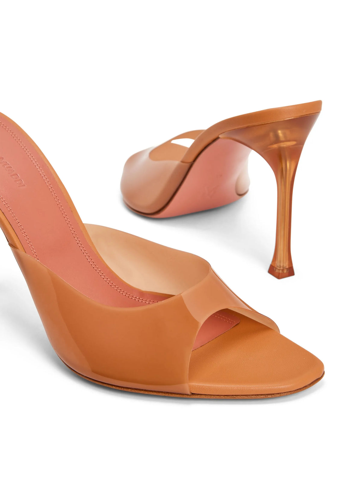 Amina Muaddi - 95mm Alexa Glass Mules