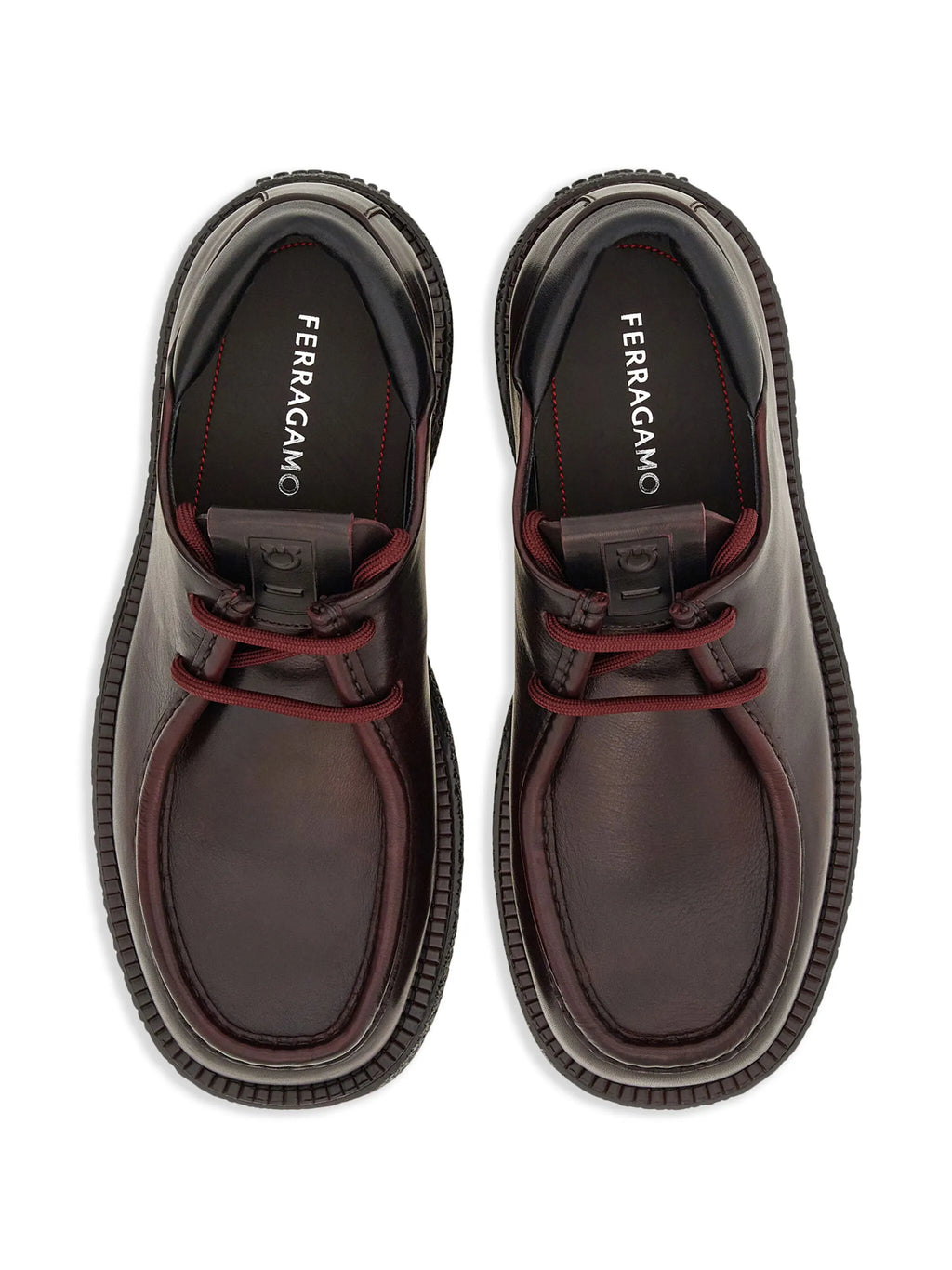 Ferragamo - Lace-up Leather Derby Shoes