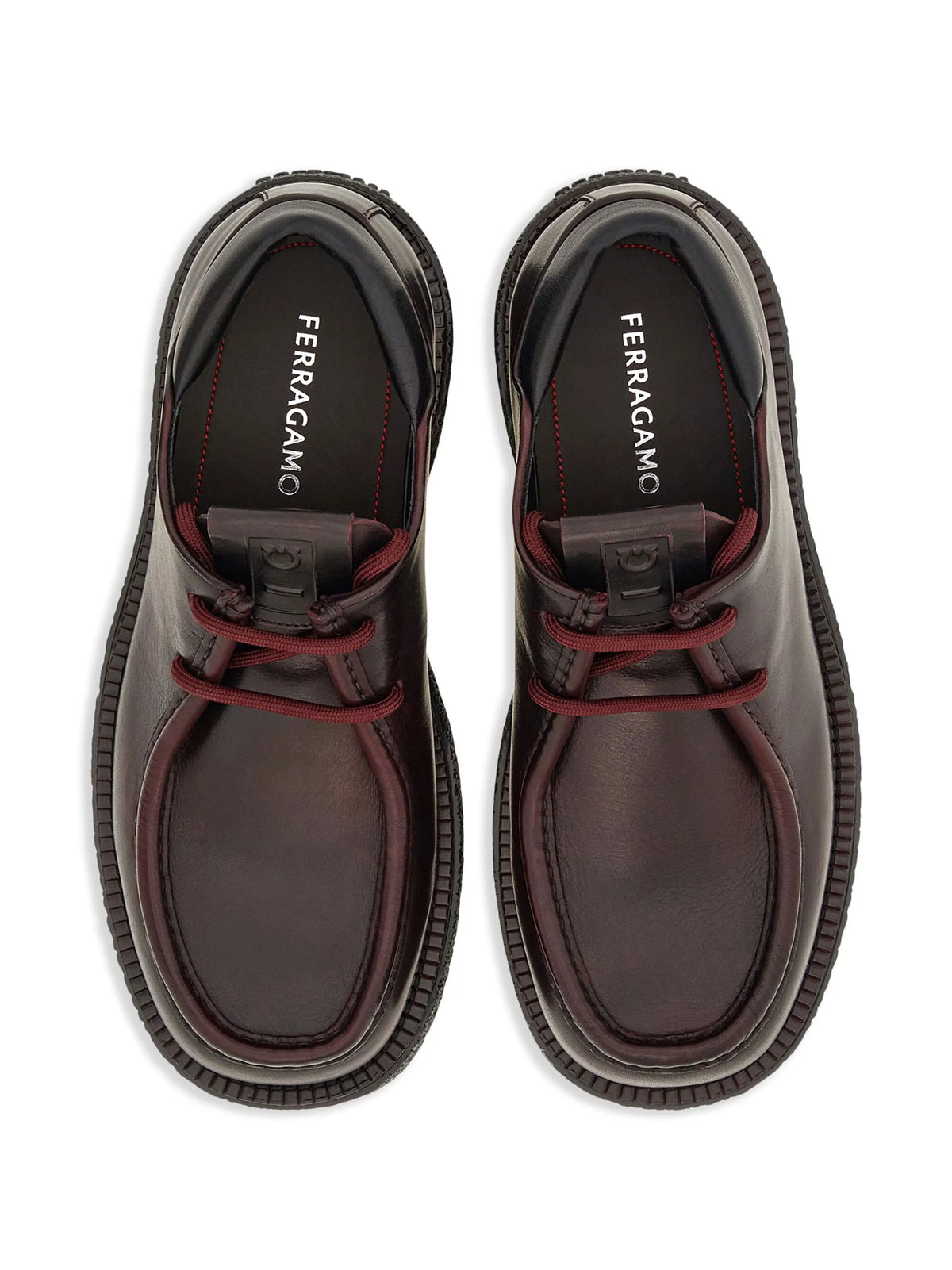 Ferragamo - Lace-up Leather Derby Shoes
