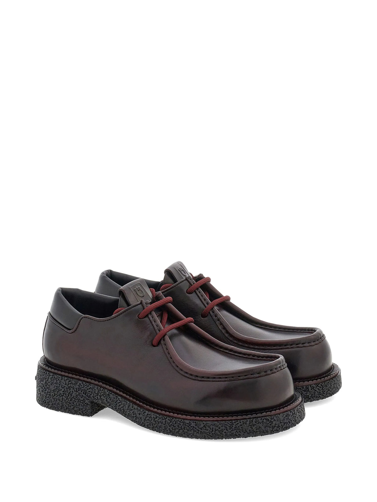 Ferragamo - Lace-up Leather Derby Shoes