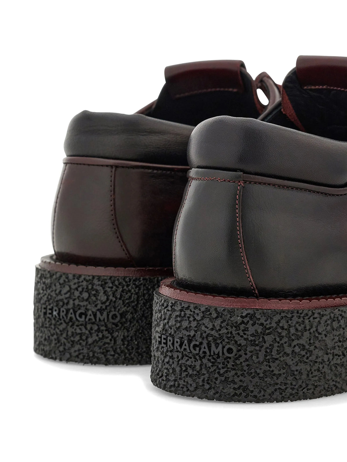 Ferragamo - Lace-up Leather Derby Shoes