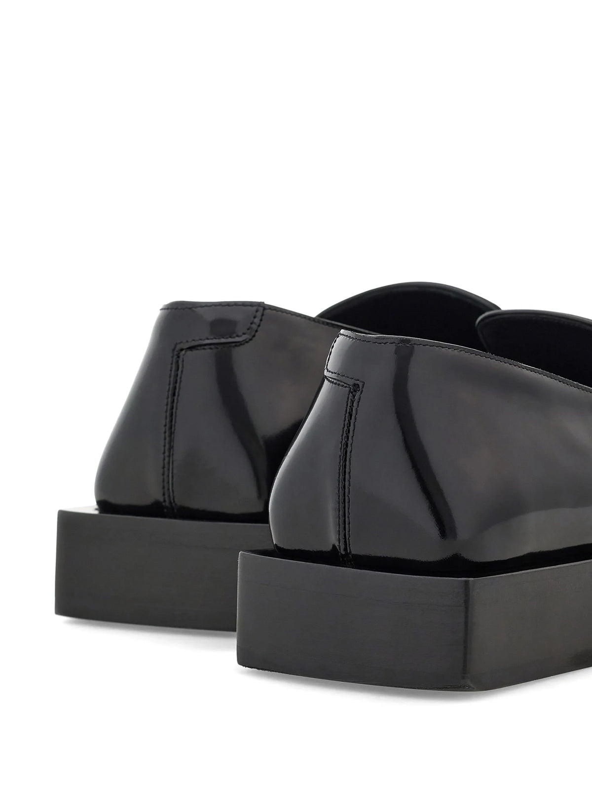 Ferragamo - Square-toe Leather Loafers