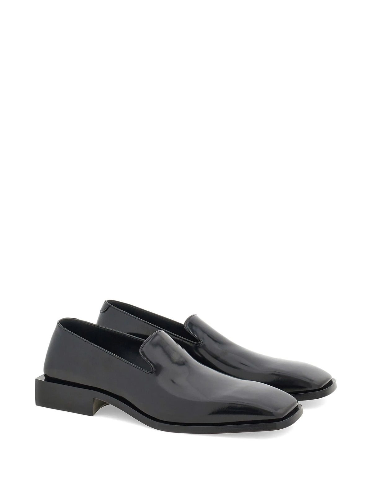 Ferragamo - Square-toe Leather Loafers