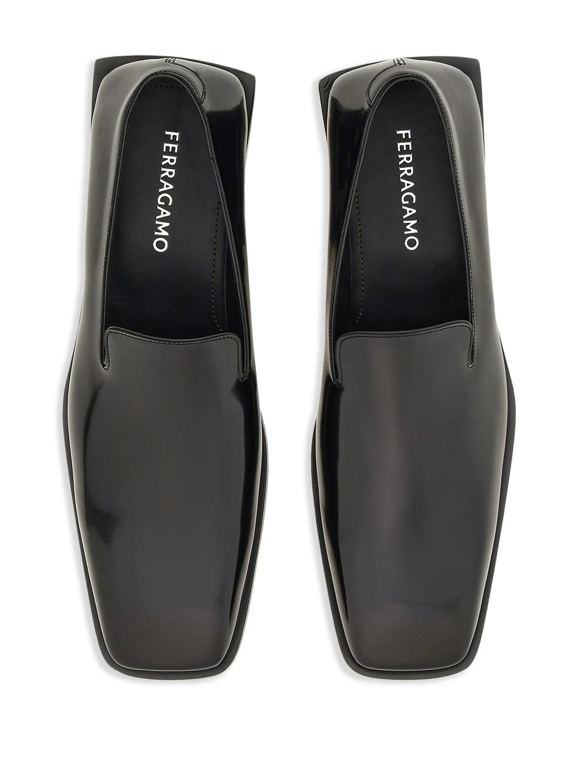 Ferragamo - Square-toe Leather Loafers