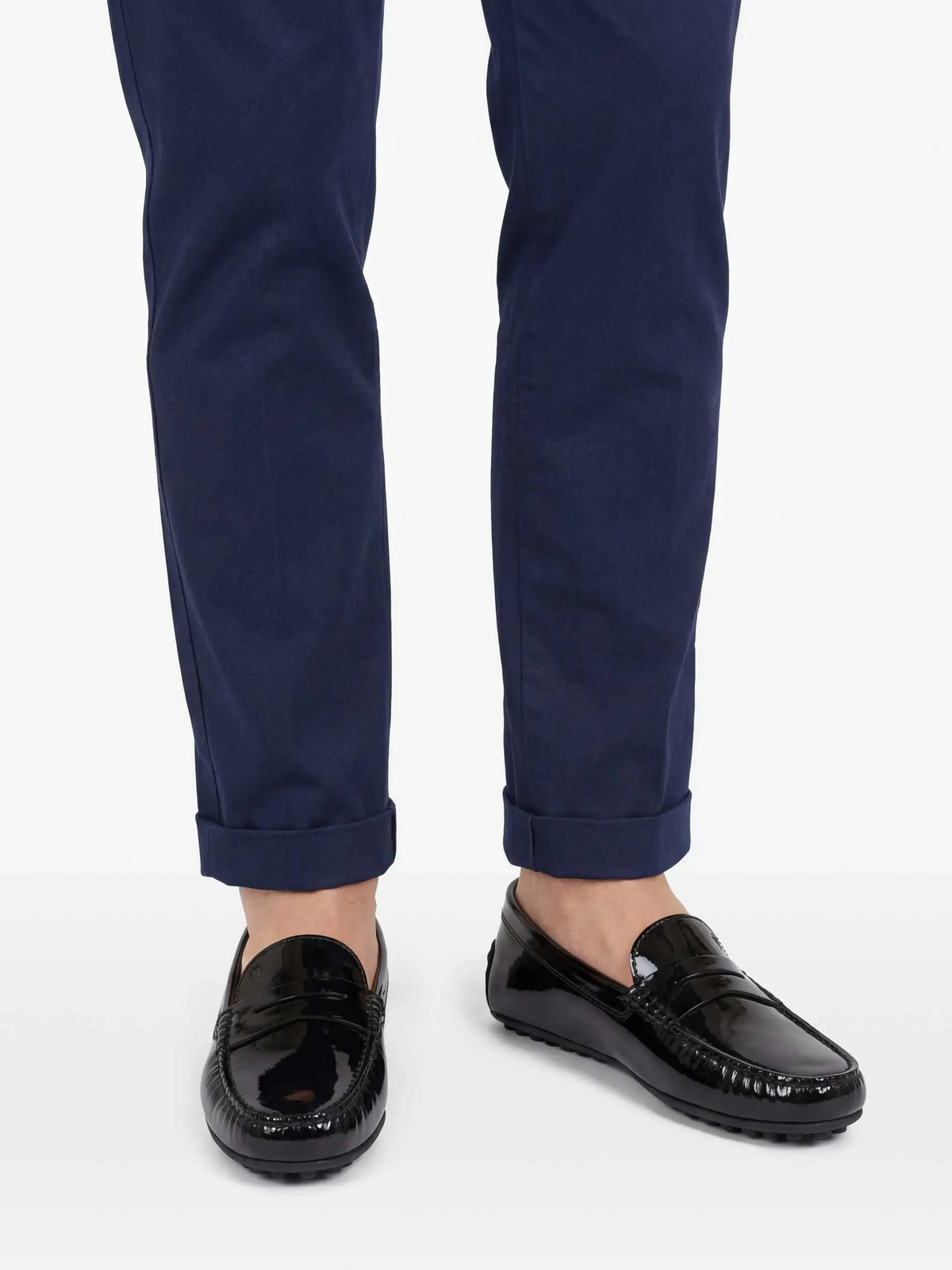 Tod's - City Gommino Patent-leather Loafers